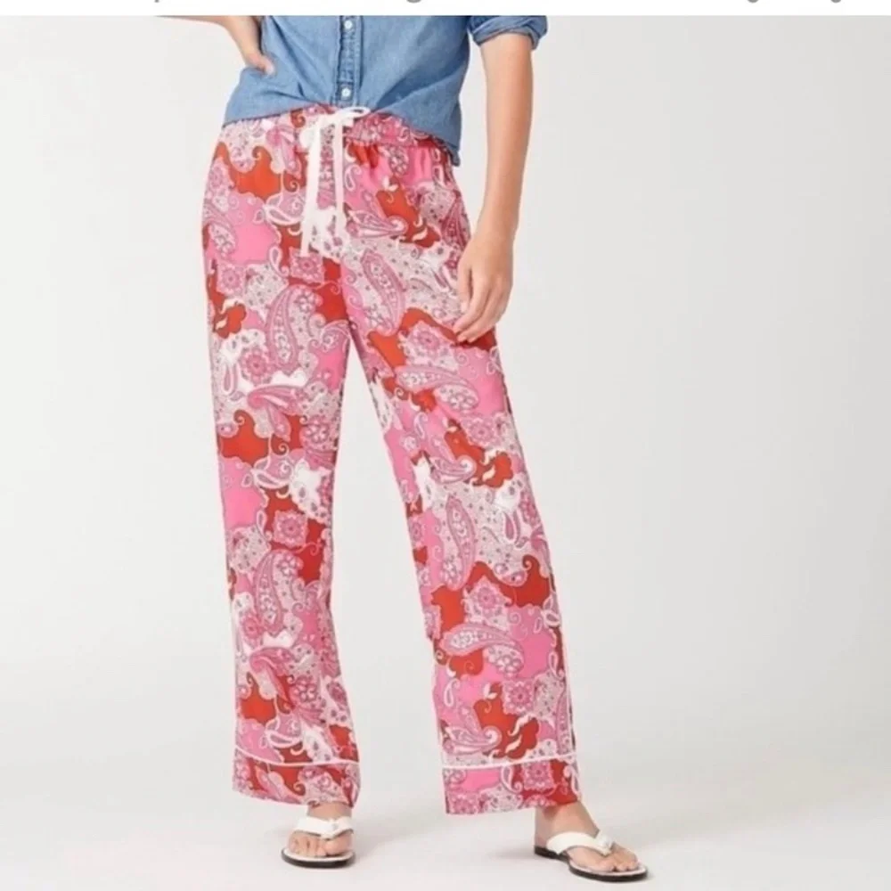 J. Crew Relaxed Pant in Vintage Paisley Size 2